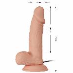 Вібратор - Beautiful Encounter Zebulon Vibrator Flesh - мініатюра 8