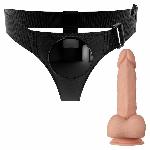 Страпон - Pretty Love Harness Briefs Jerry 7.6" - мініатюра 4