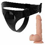 Страпон - Pretty Love Harness Briefs Jerry 7.6" - мініатюра 6