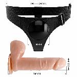Страпон - Pretty Love Harness Briefs Tom 7.4" - мініатюра 9