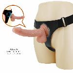 Страпон - Pretty Love Harness Briefs Kewin 7.2" - мініатюра 2