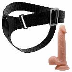 Страпон - Pretty Love Harness Briefs Kewin 7.2" - мініатюра 6
