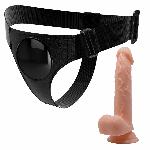 Страпон - Pretty Love Harness Briefs Kewin 7.2" - мініатюра 7