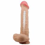 Фалоімітатор - Pretty Love Sliding Skin Mendel 10.2" Flesh - мініатюра 2