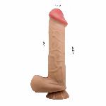 Фалоімітатор - Pretty Love Sliding Skin Mendel 10.2" Flesh - мініатюра 7