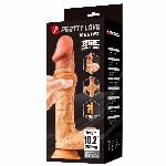 Фалоімітатор - Pretty Love Sliding Skin Mendel 10.2" Flesh - мініатюра 8