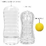 Мастурбатор - Pretty Love Vacuum Cup Masturbator Stellar Yellow - мініатюра 6