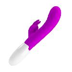 Вібратор - Pretty Love Cerberus Licking Vibrator Purple - мініатюра 4