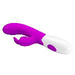Вібратор - Pretty Love Cerberus Licking Vibrator Purple - мініатюра 5