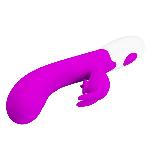 Вібратор - Pretty Love Cerberus Licking Vibrator Purple - мініатюра 6