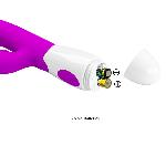 Вібратор - Pretty Love Cerberus Licking Vibrator Purple - мініатюра 8