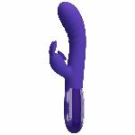 Вібратор - Pretty Love Cerberus Licking Vibrator Blue - мініатюра 4