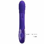 Вібратор - Pretty Love Cerberus Licking Vibrator Blue - мініатюра 5