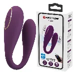 Вібратор - Pretty Love August Stimulator Dark Purple (App) - мініатюра 1