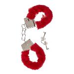 Наручники Plush Handcuffs With Keys Red - мініатюра 2