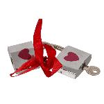 Металеві замочки з ключиком Love Lock, 4,7 см і 5 см - мініатюра 2