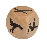 Дерев'яний кубик Kama Sutra Wooden Dice, 3x3 см - мініатюра 3