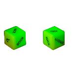 Неонові кубики Love Dice Glow In The Dark, 2 шт. - мініатюра 3