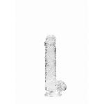 Фалоімітатор - Realrock Dildo 6" Transparent - мініатюра 6
