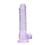 Фалоімітатор - Realrock Dildo 8" Purple - мініатюра 6