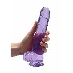 Фалоімітатор - Realrock Dildo 9" Purple - мініатюра 2