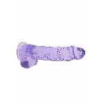 Фалоімітатор - Realrock Dildo 9" Purple - мініатюра 3