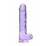 Фалоімітатор - Realrock Dildo 9" Purple - мініатюра 6