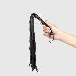 Батіг - Secret Play BDSM Playing Kinky Black Bondage Whip - мініатюра 3
