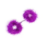 Наручники - Secret Play Feather Handcuffs Purple - мініатюра 5