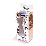 Анальна пробка - Jewellery Silver BUTT PLUG- Dark Blue - мініатюра 5