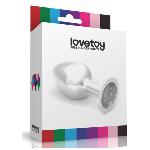 Анальна пробка - Heavy Metal Anal Plug Silver Rosebud Spiral Red - мініатюра 2