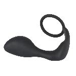 Ерекційне кільце з анальною пробкою - Black Velvets Ring & Plug - мініатюра 6