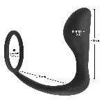 Ерекційне кільце з анальною пробкою - Black Velvets Ring & Plug - мініатюра 10