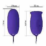 Віброяйце - Pretty Love Daisy-Youth Wireless Egg Blue - мініатюра 6