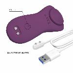 Вібратор - Pretty Love Mobile App Control Mane Stimulator Purple - мініатюра 9