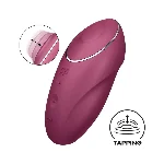 Кліторальний стимулятор - Satisfyer Tap & Climax 1 Red - мініатюра 1