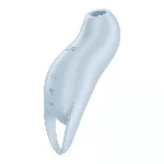 Вакуумний стимулятор - Satisfyer Pocket Pro 1 Blue - мініатюра 1