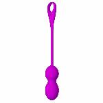Віброкульки - Pretty Love Elvira Vibrating Egg Purple (App) - мініатюра 4