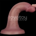Реалістичний вібратор - Vibrating Dual Density Power Cock 6'' - мініатюра 2
