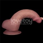 Реалістичний вібратор - Vibrating Dual Density Power Cock 8.5'' - мініатюра 5