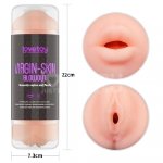 Мастурбатор - Virgin-Skin Blowout Stroker Vagina and Mouth - мініатюра 2