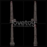 Фалоімітатор - Dual Layered Bendable Silicone Cock XXL 16'' Black - мініатюра 3