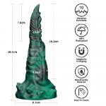 Вібростимулятор - Double-Claw Vibrating Silicone Dildo Savage Charm - мініатюра 4
