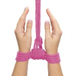 Мотузка - Fetish Bondage Rope Pink, 10 м - мініатюра 4