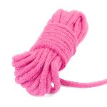 Мотузка - Fetish Bondage Rope Pink, 10 м - мініатюра 5