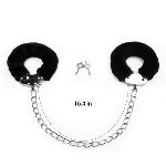 Наручники - Fetish Pleasure Fluffy Leg Cuffs - мініатюра 5