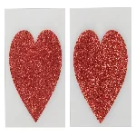 Прикраса для сосків - Cottelli Collection Nipple Sticker Heart - мініатюра 5