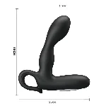 Масажер простати - Pretty Love Barrack Prostate Stimulator Black - мініатюра 6