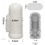 Насадка на член/мастурбатор - Knights Ring Vibrating Dual Purpose Sleeve-Drip - мініатюра 4