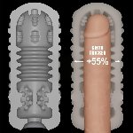 Насадка на член/мастурбатор - Knights Ring Vibrating Dual Purpose Sleeve-Drip - мініатюра 6